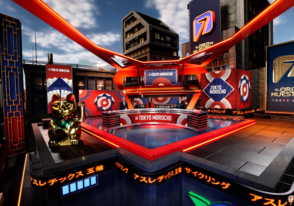 Darmah, using disguise, makes television history during the 2020 Tokyo Olympics