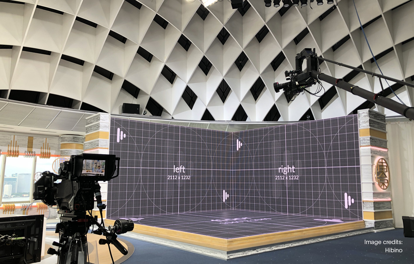 Hibino's disguise xR stage system powers Fuji Television's large-scale sports broadcast studio