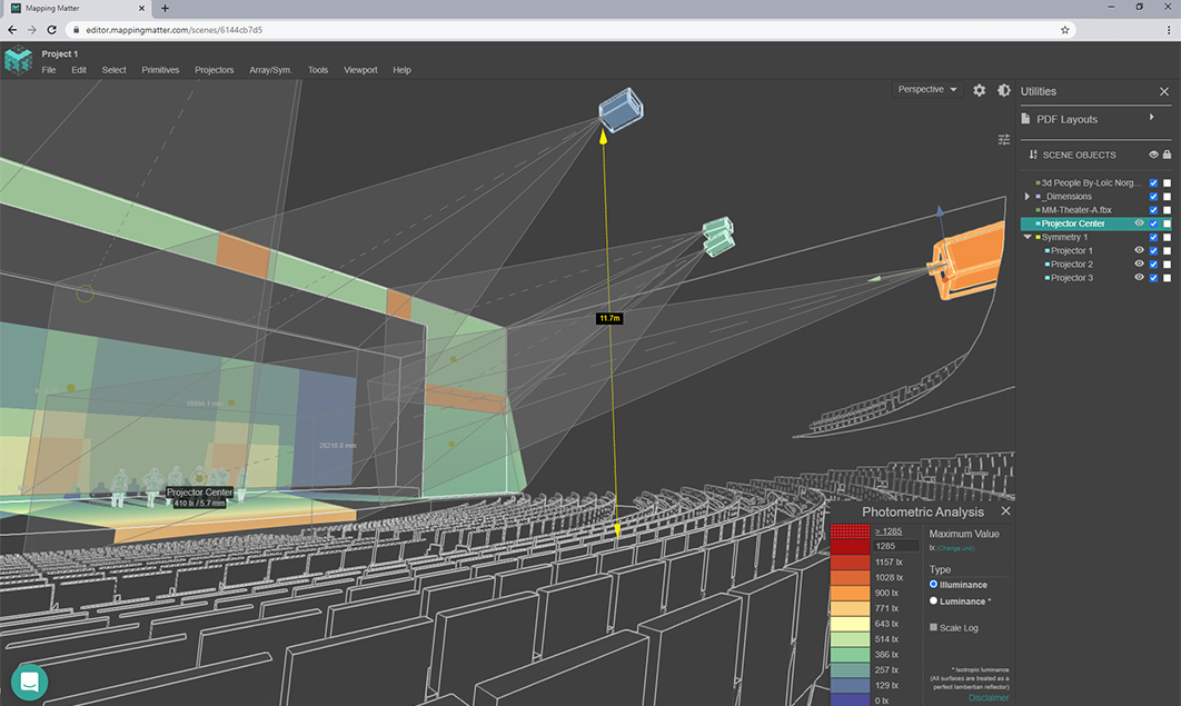 Mapping Matter interface